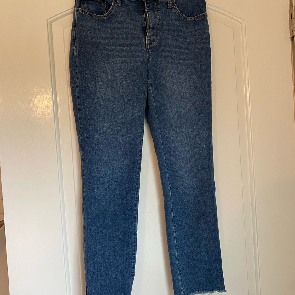 crown & ivy Blue Ankle Jeans
